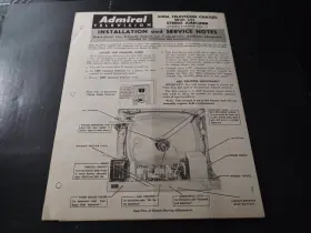 20H6 ADMIRAL Service Manual Chassis