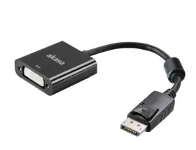 AK-CBDP15-20BK AKASA Video Cable Adapter Displayport Dvi