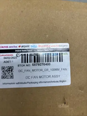 5979270400 BLOMBERG Fan Motor