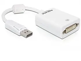 Delock 61765 Video Cable Adapter 0.125 M Displayport Dvi-i White Delock 61765 Video Cable Adapter 0.125 M Displayport Dvi-i White