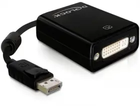 Delock 61847 Video Cable Adapter 0.125 M Displayport Dvi-i Black Delock 61847 Video Cable Adapter 0.125 M Displayport Dvi-i Black