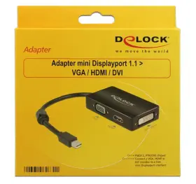 62631 DELOCK Displayport Vga Hdmi Dvi Mini #2