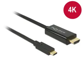 Delock 85258 Video Cable Adapter 1 M Usb Type-c Hdmi Black Delock 85258 Video Cable Adapter 1 M Usb Type-c Hdmi Black