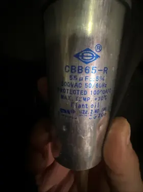 Delonghi Ne1716 55mf-300vac Capacitor