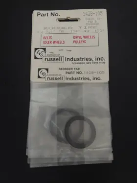 1428-105 EVG RUSSELL Rubber Idler Tire Nos