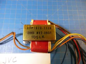 ETP1020-11JA JVC Cd Player Zebra Power Transformer #2