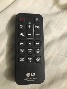 AKB74815376 LG Remote Control Audio Devices Stereo Fi Ex