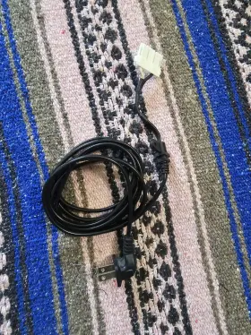 Lg E254927 Universal Power Cord With 3-prong Plug And 3-pin Connector For Multiple Devices