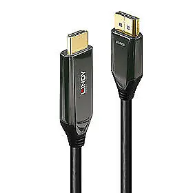 Lindy 40932 3m Active Displayport 1.4 To Hdmi 8k60 Cable Lindy 40932 3m Active Displayport 1.4 To Hdmi 8k60 Cable