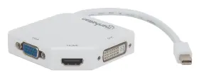 207362 MANHATTAN Mini Displayport Hdmi Dvi Vga Adapter Cable #3