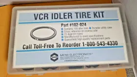102-024 MCM ELECTRONICS Vcr Idler Tire Nos Kit