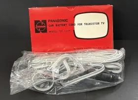 Panasonic Ty-193p New Vintage Car Battery Cord For Transistor Tn Model Japan