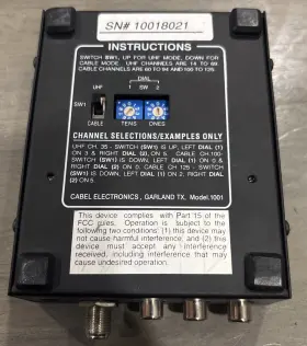 10018021 PASS SEYMOUR Audio Video Modulator Theater