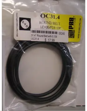 OC31.4 PROJECTOR Round Belts Vcr Cassette Cd Dvd Drives