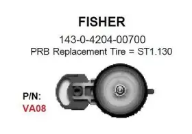 VA08 PROJECTOR RECORDER BELT Vcr Idler Fisher