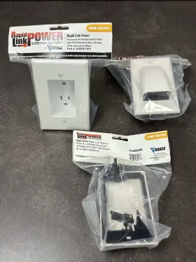 169824-WH RAPID LINK POWER BY VANCO Theatre Recessed Recess