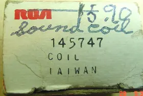 145747 RCA Coil Tv Radio