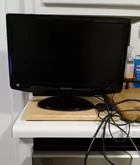 LC-19SB25U SHARP Crystal Tv Stand Cord Remote Screen