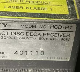 FH-B7CD-MHC-1500 SONY Tv Video Audio #2