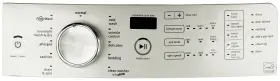 W10748424 WHIRLPOOL Washer User Display Control Board Overlay