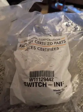 W11129442 WHIRLPOOL Switch Inf