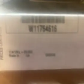 W11764616 WHIRLPOOL Oven Control Board Overlay