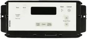 WPW10734614 WHIRLPOOL Control Board Overlay