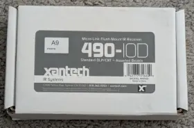 Xantech 490-10d Micro-link Flush Mount Standard Ir Receiver