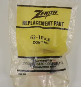63-10504 ZENITH Nos Volume Control Crt Tv Television Chassis