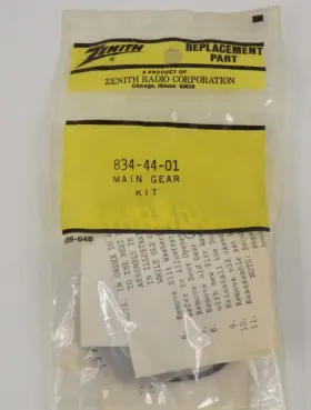 834-44-01 ZENITH Nos Gear Vcr Vhs Tape Player Kit