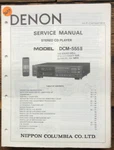 Denon Dcm-555 Ii Cd Player Service Manual *original*. Fixed Price $19.97.
