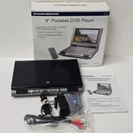 Durabrand Pdv-709 Portable Dvd Player W/power Cord Remote, Box And Manual.... Fixed Price $38.00.