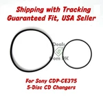 Belt Kit For Sony Cdp-ce375 5-disc Carousel Cd Changer - With Tracking. Fixed Price $10.45.