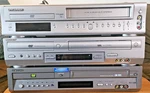 Dvd/vhs Combo Players - Lot Of 3 Sony, Sylvania, Samsung For Parts/repair. Fixed Price $99.99.