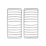 Whirlpool 8190014 Range Grate-kit Set Of 2 98009281 961227 98009286 Ah885786 .... Fixed Price $130.34.