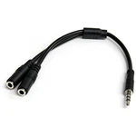 Startech.com Headset Adapter, Microphone And Headphone Male To Female, Black. Fixed Price $6.70.