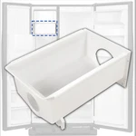 Refrigerator Ice Bucket Container For Whirlpool W10850492 W10138193. Fixed Price $34.09.