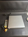 Apex Ad-1110w Dvd Cd Mp3 Player W/ Remote Control And Cords Pictured. Tested !!. Fixed Price $28.00.