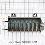 Whirlpool Refrigerator Ice Maker Mold & Heater Wpw10190929. Fixed Price $53.99.