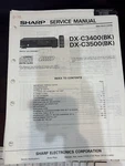 Orig. Sharp Dx-c3400 (bk) Dx-c3500 Bk Repair & Service Manual *original*. Fixed Price $14.99.