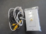 Iport 70009 In-wall White Faceplate Ipod Unbalanced Video Kit Iw-20, Iw-21, Iw-2. Fixed Price $20.01.