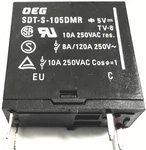 Sdt-s-105dmr, 5vdc 10a, Original Relay 24x24x10mm. Fixed Price $17.99.