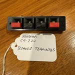 Yamaha Cr-220 Original Speaker Terminal - Excellent Condition. Fixed Price $19.95.