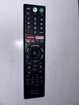 Sony Wireless Tv Remote Control Black W/ Netflix Google Play Color Coded Buttons. Fixed Price $20.00.