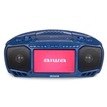 Aiwa Portable Boombox, Crystal Clear Sound With 3w X 2 Speakers And Bass Navy. Fixed Price $230.03.