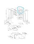 Refrigerator Part Aap73351301 For Lg Lmxc23746s And Kenmore, Basket Assembly. Fixed Price $35.00.