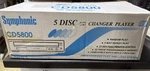 Symphonic Cd5800 5 Disc Cd Player Compact Brand New Open Box. Fixed Price $225.00.