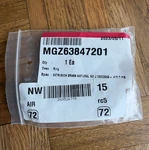 Lg Lokring Mgz63847201, 4nk / 1/8'' Double Ring. Fixed Price $9.99.