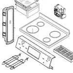 Whirlpool 3601p356-45 Part Number : Baffle, Burner. Fixed Price $53.86.