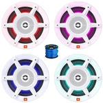4x Jbl Stadium Marine Mw8030 8" 500w Convertible Rgb Led Speakers, Wire. Fixed Price $332.99.